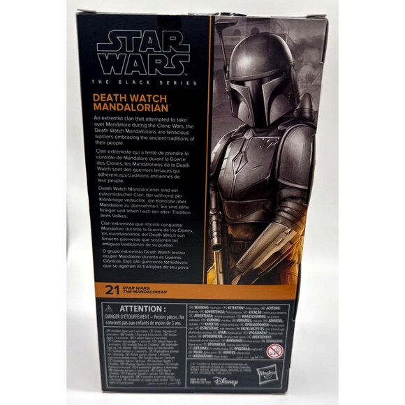 Death Watch Mandalorian 21 STAR WARS The Black Series NEW MIB - Picture 3 of 5